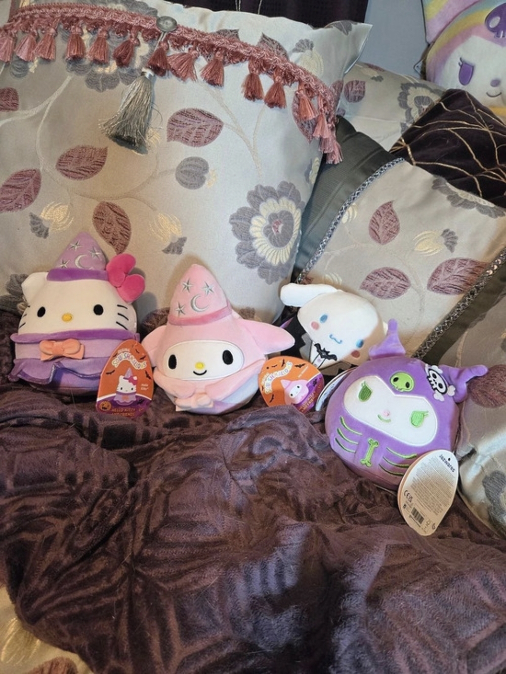 Sanrio Hello Kitty and Friends Squishmallows Halloween Bundle 6" - NWT